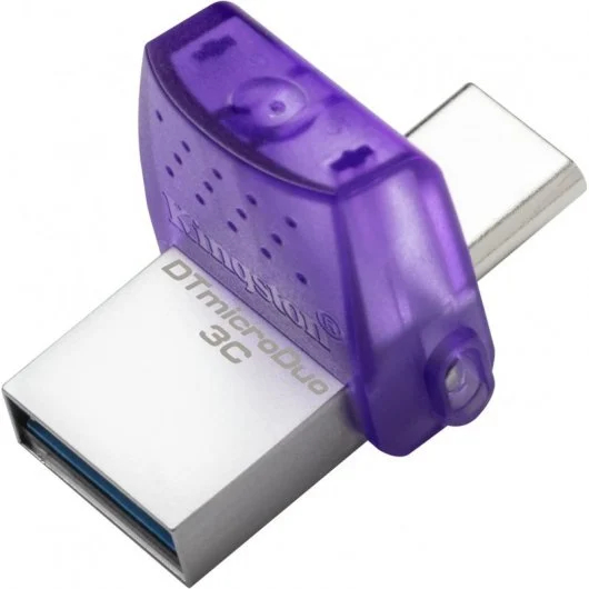 Kingston DataTraveler microDuo 3C de 128GB conector doble USB-A y USB-C 3.2 de 200MBs