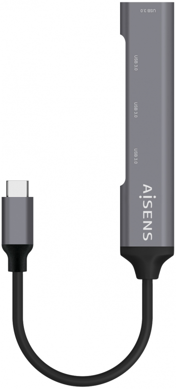 Imagen extra Hub USB 3.1 Tipo-C USB-C de 4 puertos, Cable 10cm