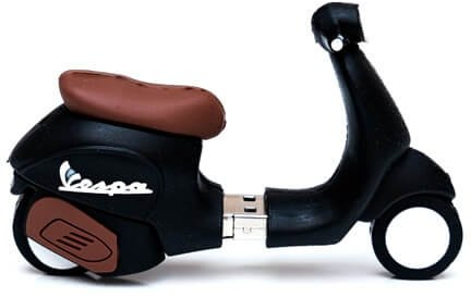 Imagen extra Pendrive TechOneTech Moto Scooter Vespa 32GB USB 2.0