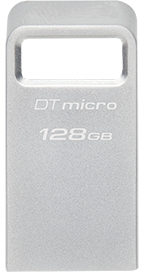 Imagen extra Kingston DataTraveler Micro 128GB Pendrive USB 3.2 - Metalico y llavero