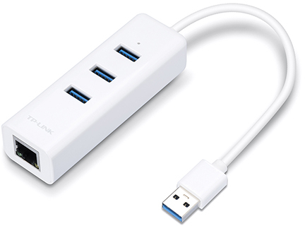 Hub USB con Ethernet TP-Link UE330 de 3 Puertos USB 3.0 y RJ45