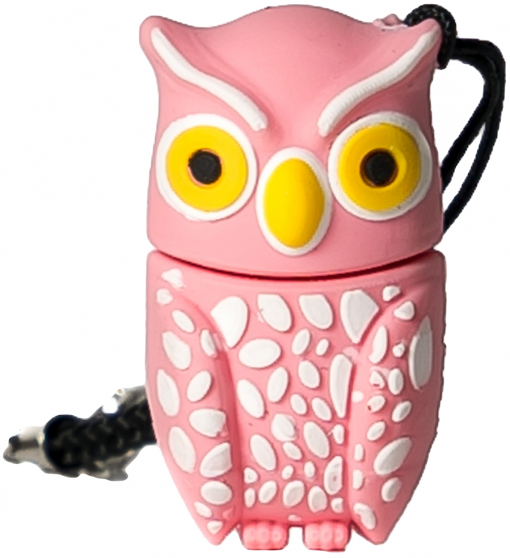Pendrive TechOneTech Buho Plumi Pink 32GB USB 2.0