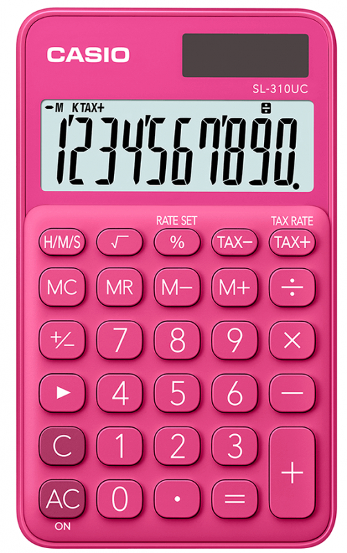 Calculadora Casio SL310 Fucsia SL-310UC-RD