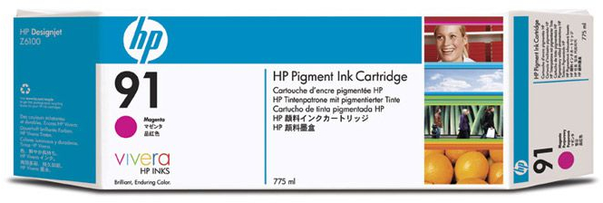HP 91 Magenta cartucho tinta Original C9468A