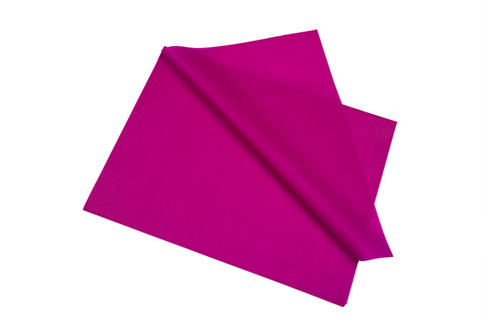 Papel seda Fucsia, 25 hojas de 50x70 cm