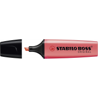 Marcador Stabilo Boss 70 PASTEL Rojo Coral Meloso