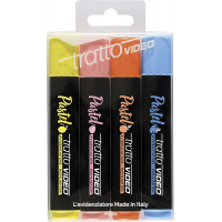 PACK 4 Marcadores fluorescentes economicos