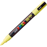 POSCA PC-3M Amarillo sol, punta Fina 1,5mm Multisuperficie (cristal, madera, tela, plastico)