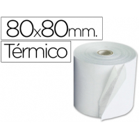 Rollo de papel Térmico 80x80 mm. (libre de BPA)