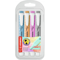 PACK 4 Stabilo Swing Cool PASTEL Marcadores Planos