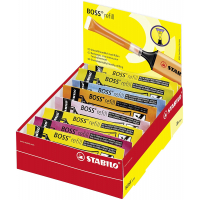 CAJA 20 Recargas Stabilo Boss 70 de 3ml COLORES SURTIDOS Fluorescentes