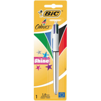 Boligrafo BIC 4 Colores Shine