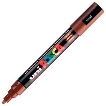 POSCA PC-5M Marron, punta Media 2.5mm Multisuperficie (cristal, madera, tela, plastico)