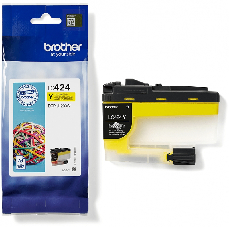 Brother LC424Y Amarillo Cartucho Original LC-424Y