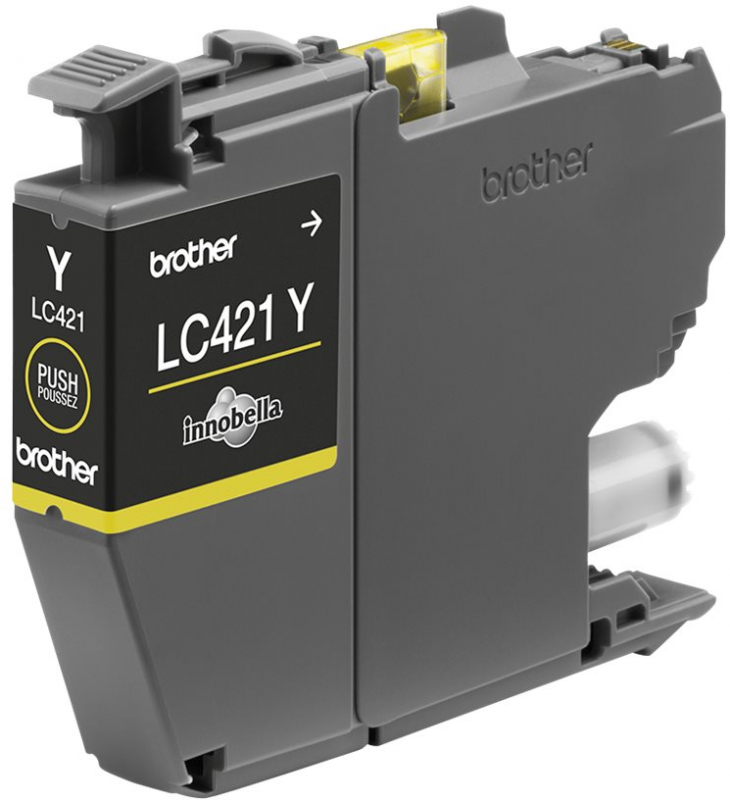 Imagen extra Brother LC421 Amarillo Cartucho Original LC421Y LC-421Y