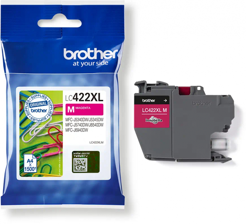 Imagen extra Brother LC422XL Magenta Cartucho Original LC-422XLM