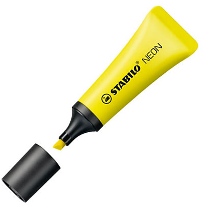 Stabilo Neon 72 Marcador Amarillo Fluorescente