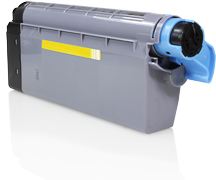 Toner Compatible OKI Executive ES7411 ES3032 Amarillo Alternativo 44318617