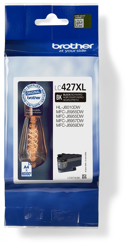 Imagen extra Brother LC427XLBK Negro Cartucho Original LC-427XLBK