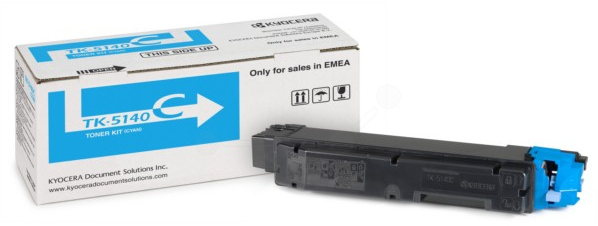 Kyocera TK5140 Cian Cartucho de Toner Original 1T02NRCNL0 TK5140C