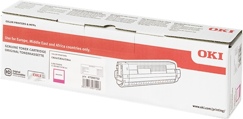 OKI C824 C834 C844 Magenta Toner original 47095702