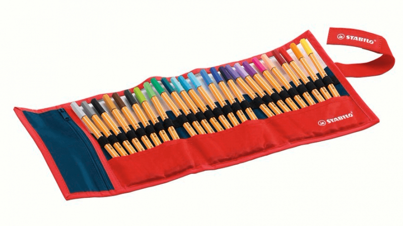 Rollerset de 25 Rotuladores Stabilo Point 88