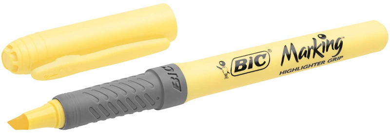 Imagen extra Pack de 4 Marcadores Bic Highlighter Grip PASTEL