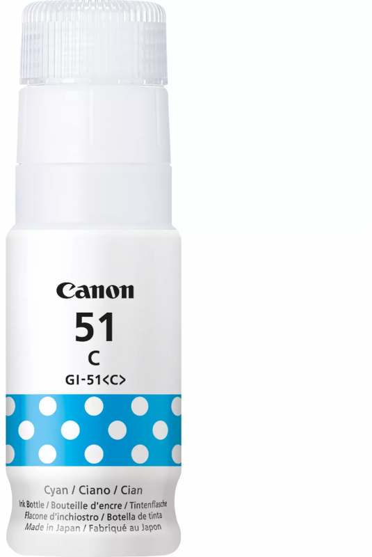 Canon GI-51 Cian Botella de Tinta Original GI51C 4546C001