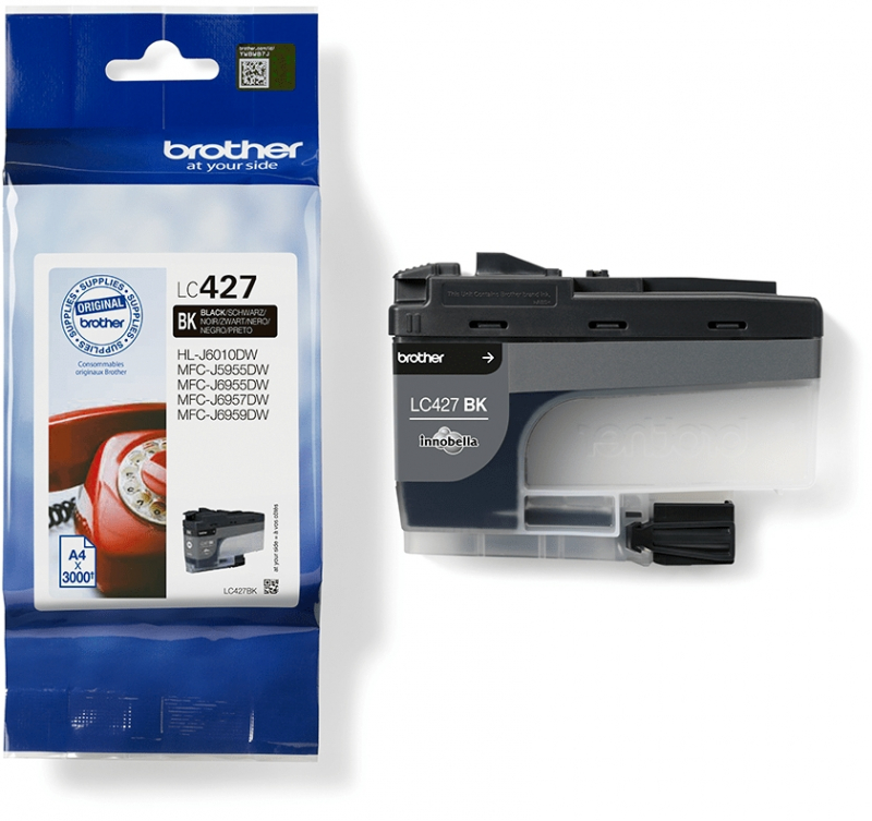 Imagen extra Brother LC427BK Negro Cartucho Original LC-427BK
