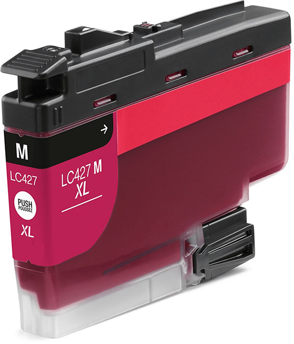 Cartuho compatible Brother LC427XL Magenta tinta pigmentada LC427XLM LC-427XLM