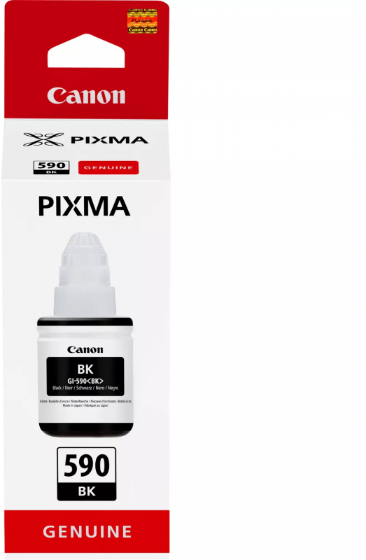 Canon GI-590 Negro Botella de Tinta Original GI590BK 1603C001