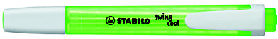 Imagen extra Stabilo Swing Cool Marcador Plano VERDE Fluor