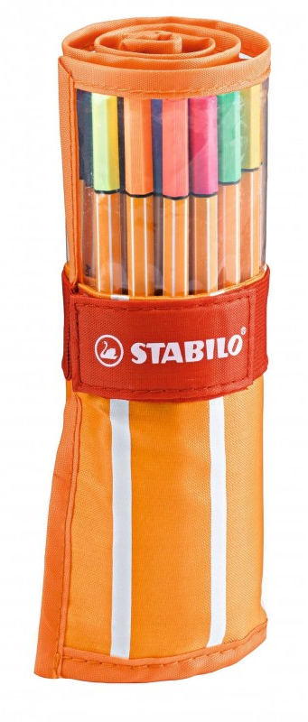 Rollerset de 30 Rotuladores Stabilo Point 88