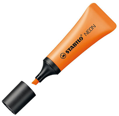 Stabilo Neon 72 Marcador Naranja Fluorescente