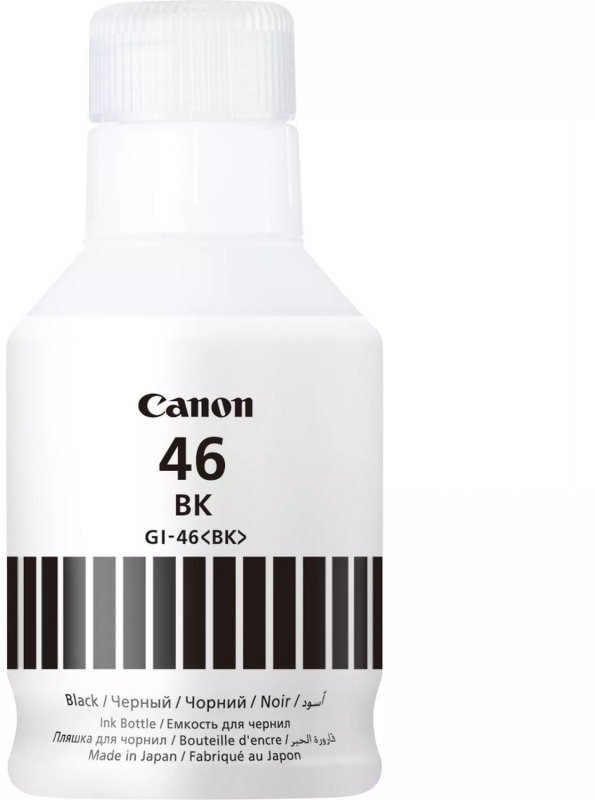 Canon GI-46 Negro Botella de Tinta Original GI46BK 4411C001