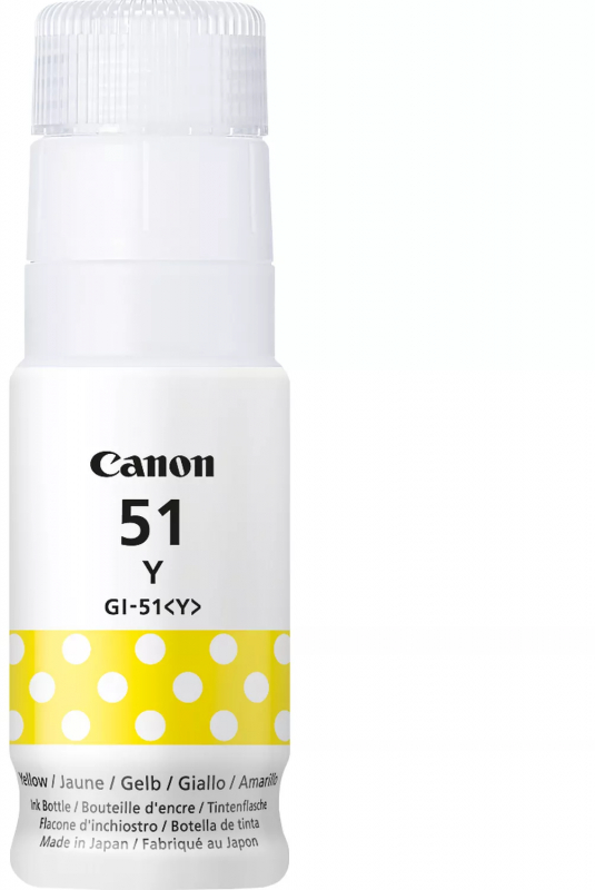 Canon GI-51 Amarillo Botella de Tinta Original GI51Y 4548C001