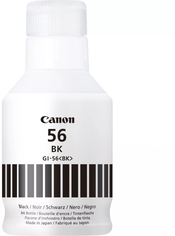 Canon GI-56 Negro Botella de Tinta Original GI56BK 4412C001