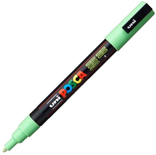 POSCA PC-3M Verde claro, punta Fina 1,5mm Multisuperficie (cristal, madera, tela, plastico)