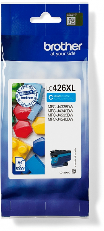 Imagen extra Brother LC426XLC Cyan Cartucho Original LC-426XLC