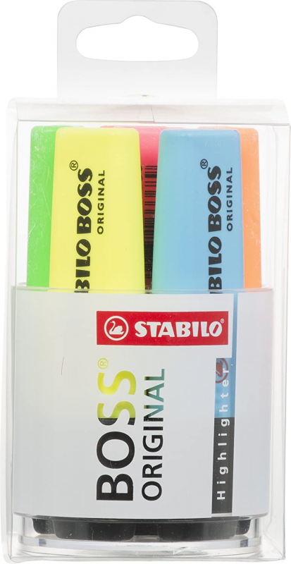 PACK 6 marcadores Stabilo Boss 70 Fluorescentes
