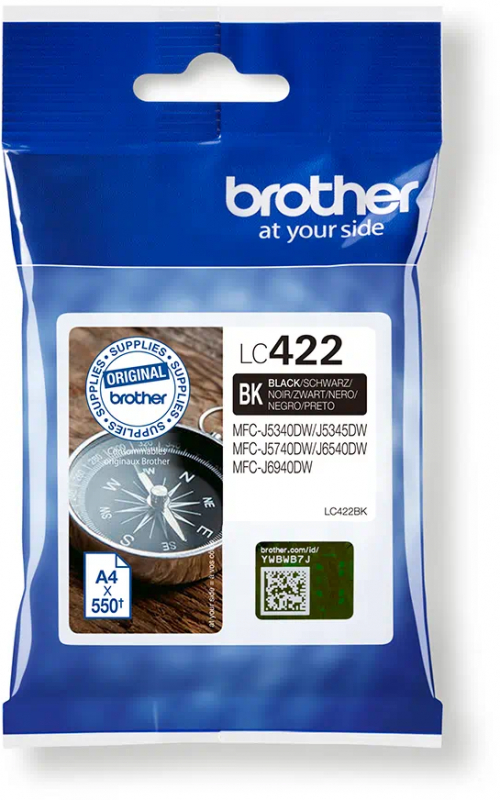 Brother LC422 Negro Cartucho Original LC-422BK