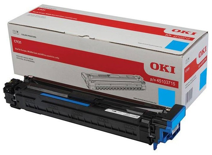 OKI C911 C931 Cian Tambor de Imagen Original 45103715