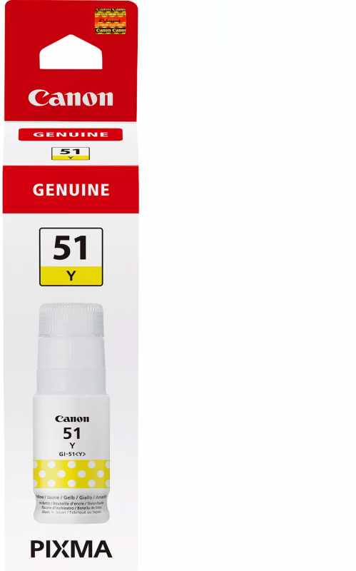 Imagen extra Canon GI-51 Amarillo Botella de Tinta Original GI51Y 4548C001