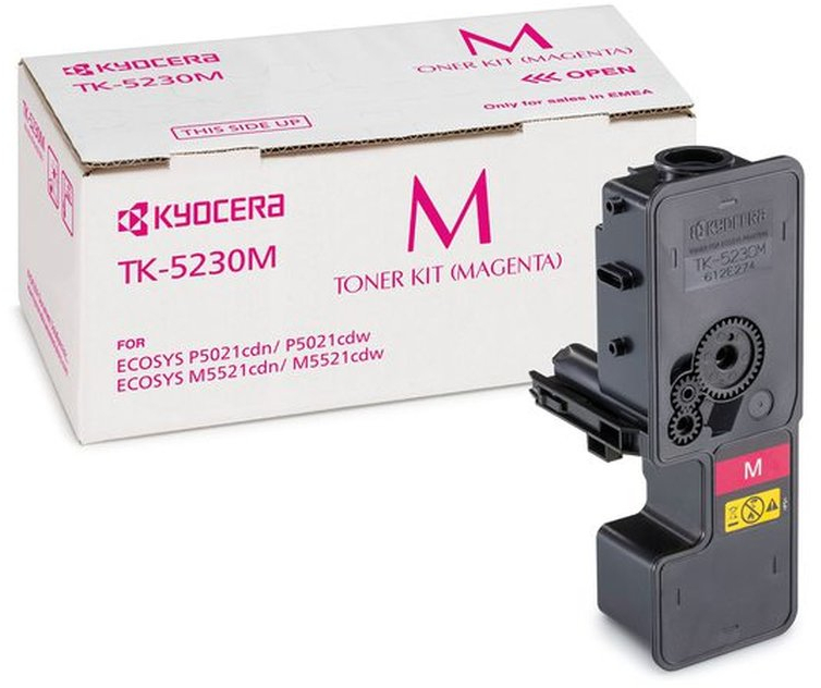 Kyocera TK5230 Magenta Toner Original 1T02R9BNL0 TK5230M