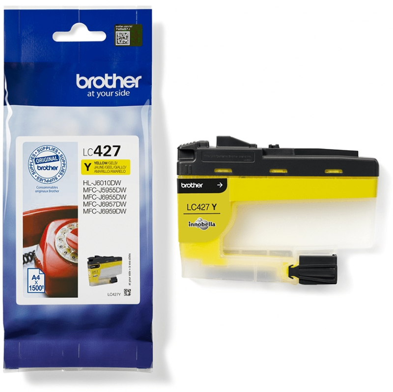 Imagen extra Brother LC427Y Amarillo Cartucho Original LC-427Y