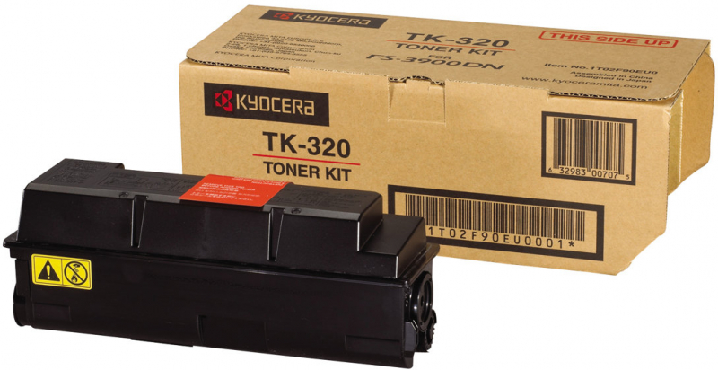 Kyocera TK320 Negro Cartucho de Toner Original 1T02F90EUC TK-320