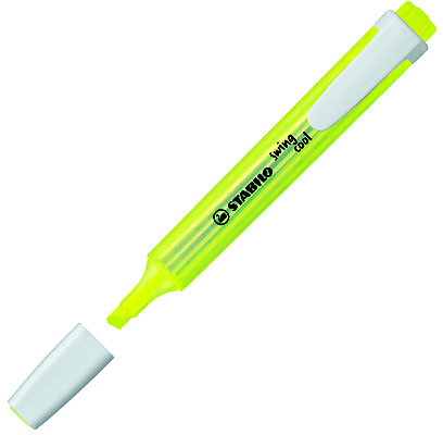 Stabilo Swing Cool Marcador Plano AMARILLO Fluor