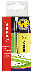 PACK 2 marcadores Stabilo Boss 70 Fluorescentes