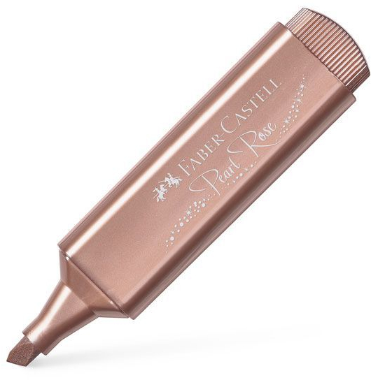 Marcador Faber-Castell Textliner 46 METALICO ORO ROSA