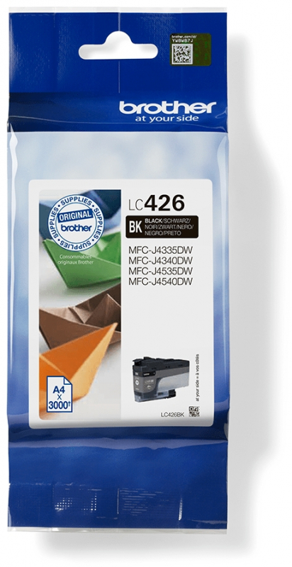 Imagen extra Brother LC426BK Negro Cartucho Original- LC-426BK